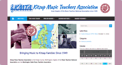 Desktop Screenshot of kitsapmusicteachers.org