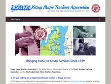Tablet Screenshot of kitsapmusicteachers.org